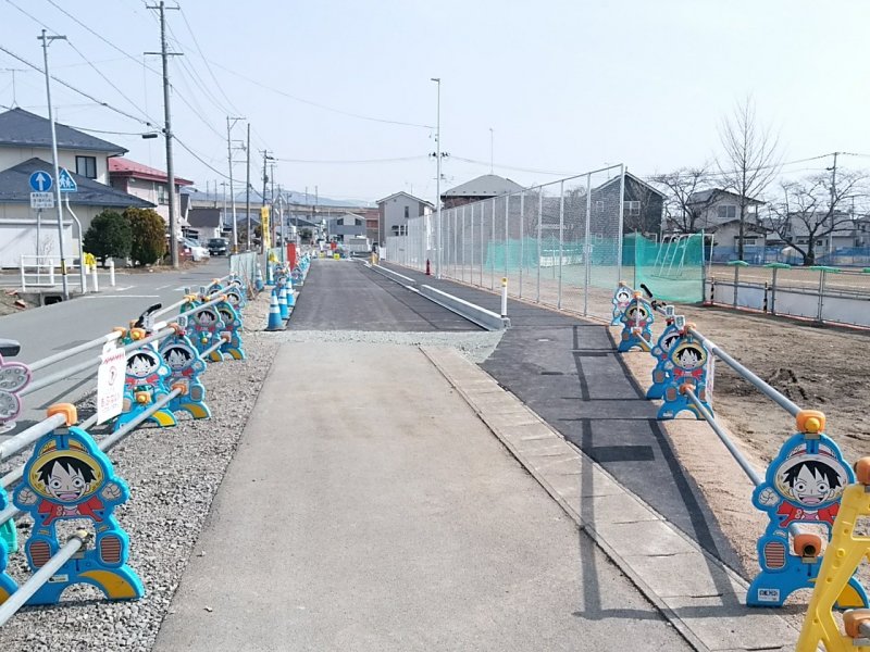 市道永井街道線道路改良工事及び配水管布設工事